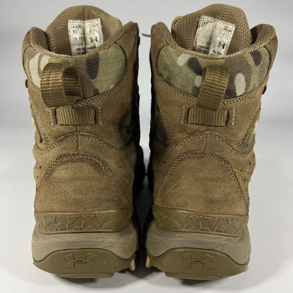 Under Armour Boots Mens Size 11.5 Green/Brown Camo Hunting Hiking - Picture 7 of 12